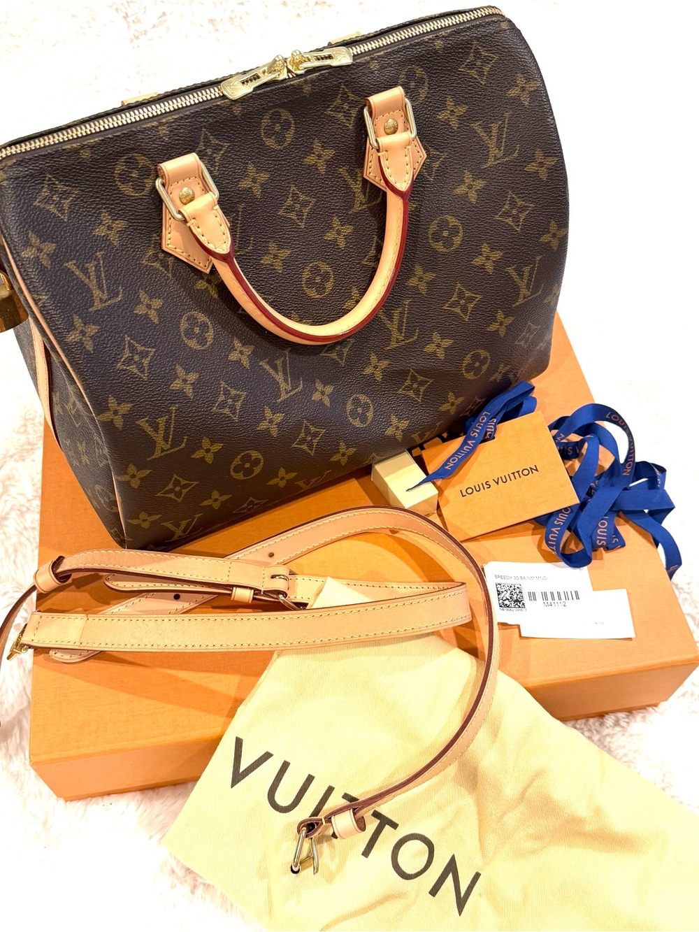 Louis Vuitton Speedy 30 Bandolier Monogram